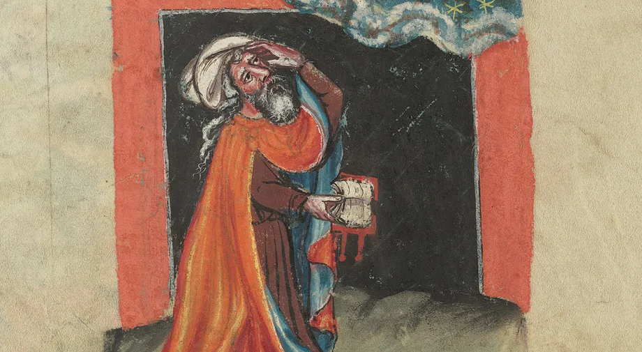 Ancient astrology manuscript